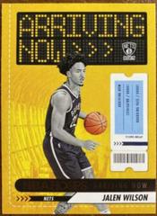 Jalen Wilson #28 Basketball Cards 2023 Panini Hoops Arriving Now Prices