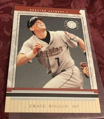 Craig Biggio #7 Baseball Cards 2003 Fleer Patchworks Prices