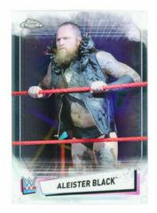 Aleister Black [Black Refractor] #46 Wrestling Cards 2021 Topps Chrome WWE Prices