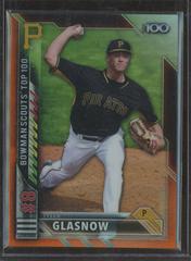 Tyler Glasnow [Orange] #BTP-8 Baseball Cards 2016 Bowman Scouts' Top 100 Prices