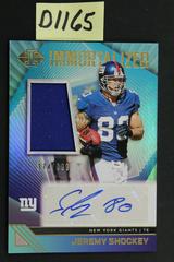 Jeremy Shockey #23 Football Cards 2023 Panini Illusions Immortalized Jersey Autograph Prices