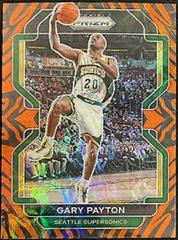 Gary Payton [Tiger Stripe Choice Prizm] Basketball Cards 2021 Panini Prizm Prices