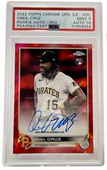 Oneil Cruz [Red] Baseball Cards 2022 Topps Chrome Update Sapphire Rookie Autographs Prices