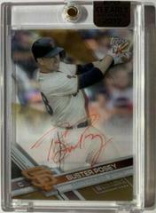 Buster Posey [Red] Baseball Cards 2017 Topps Clearly Authentic Autographs Prices