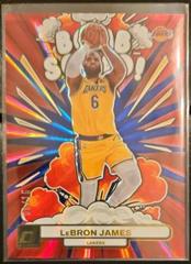 LeBron James [Red Blue] Basketball Cards 2023 Panini Donruss Bomb Squad Prices