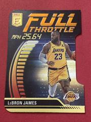 LeBron James [Orange Die-Cut] #7 Basketball Cards 2023 Donruss Elite Full Throttle Prices