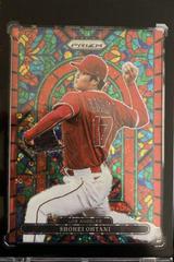 Shohei Ohtani [Red Donut Circles Prizm] #SG-3 Baseball Cards 2022 Panini Prizm Stained Glass Prices