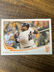 Pablo Sandoval [Batting] #212 Baseball Cards 2013 Topps Opening Day Prices
