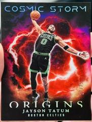 Jayson Tatum [Red] #9 Basketball Cards 2023 Panini Origins Cosmic Storm Prices
