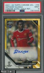 Anthony Elanga [Gold Refractor] Soccer Cards 2021 Topps Chrome UEFA Champions League Autographs Prices