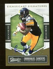 Emmanuel Sanders #138 Football Cards 2010 Panini Classics Prices