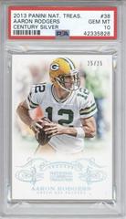 Aaron Rodgers [Century Silver] #38 Football Cards 2013 Panini National Treasures Prices