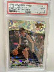 Jason Williams [Atomic Refractor] #107 Basketball Cards 1998 Bowman's Best Prices