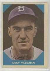 Arky Vaughan #11 Baseball Cards 1960 Fleer Prices