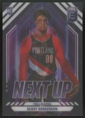 Scoot Henderson #4 Basketball Cards 2023 Donruss Elite Next Up Prices