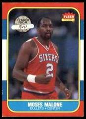 Moses Malone Basketball Cards 1986 Fleer Prices