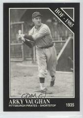 Arky Vaughan Baseball Cards 1991 Conlon Collection Prices