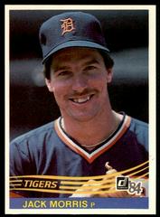 Jack Morris #415 Baseball Cards 1984 Donruss Prices