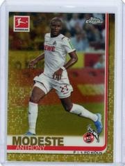 Anthony Modeste [Gold Refractor] #59 Soccer Cards 2019 Topps Chrome Bundesliga Prices