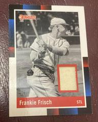 Frankie Frisch #R88M-FF Baseball Cards 2022 Panini Donruss Retro 1988 Materials Prices