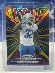 D'Andre Swift [Gold Prizm] Football Cards 2021 Panini Prizm Hype Prices