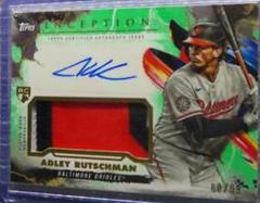 Adley Rutschman [Green] Baseball Cards 2023 Topps Inception Autograph Patch Prices