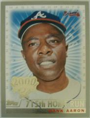 Hank Aaron [Magic Moments] #106 Baseball Cards 2000 Topps Opening Day Prices