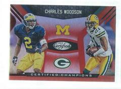 Charles Woodson [Red] #6 Football Cards 2018 Panini Certified Champions Prices