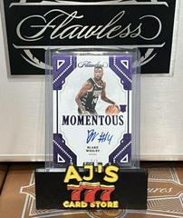 Blake Wesley [Amethyst] #37 Basketball Cards 2022 Panini Flawless Momentous Autograph Prices
