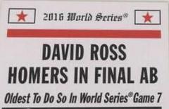David Ross #136 Baseball Cards 2016 Topps Throwback Thursday Prices