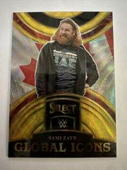 Sami Zayn [Gold Wave] Wrestling Cards 2023 Panini Select WWE Global Icons Prices