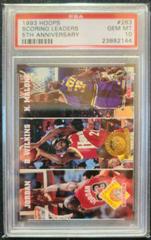 Scoring Leaders 5th Anniversary Basketball Cards 1993 Hoops Prices