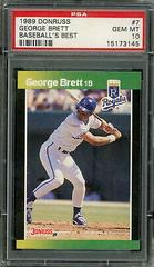 George Brett #7 Baseball Cards 1989 Donruss Baseball's Best Prices