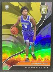 De'Aaron Fox [Gold] #105 Basketball Cards 2017 Panini Totally Certified Prices
