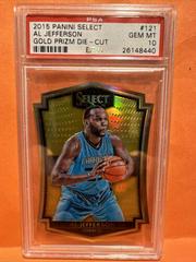 Al Jefferson Gold Prizm Die Cut #121 Basketball Cards 2015 Panini Select Prices