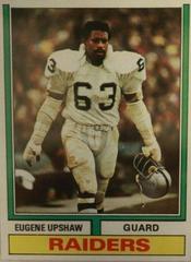 Eugene Upshaw Football Cards 1974 Topps Prices