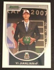 YI Jianlian [Refractor] #121 Basketball Cards 2007 Bowman Chrome Prices