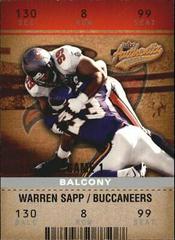 Warren Sapp #30 Football Cards 2003 Fleer Authentix Prices