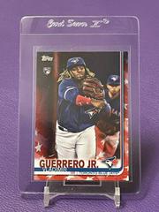 Vladimir Guerrero Jr. [Throwing Independence Day] #US1 Baseball Cards 2019 Topps Update Prices