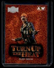 Ruby Soho Wrestling Cards 2022 SkyBox Metal Universe AEW Turn up the Heat Prices