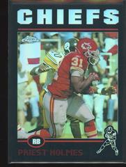 Priest Holmes [Black Refractor] #148 Football Cards 2004 Topps Chrome Prices