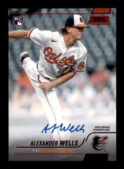 Alexander Wells [Red Foil] Baseball Cards 2022 Stadium Club Autographs Prices