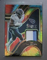 A.J. Brown [Tie-Dye Prizm] Football Cards 2020 Panini Select Swatches Prices