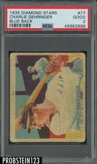 Charlie Gehringer [Blue Back] #77 Baseball Cards 1935 Diamond Stars Prices