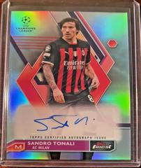 Sandro Tonali Soccer Cards 2022 Topps Finest UEFA Club Competitions Autographs Prices