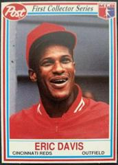 Eric Davis #24 Baseball Cards 1990 Post Cereal Prices