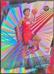 Amen Thompson [Sunburst] #20 Basketball Cards 2023 Panini Revolution Shock Wave Prices