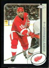 Steve Yzerman [Black Refractor] Hockey Cards 2002 Topps Chrome Prices