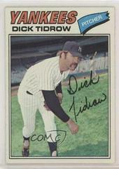 Dick Tidrow Baseball Cards 1977 Burger King Yankees Prices