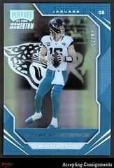 Trevor Lawrence [Holo Silver] #PMR-1 Football Cards 2021 Panini Chronicles Playoff Momentum Rookies Prices